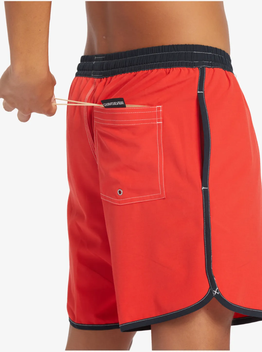 Mens Quiksilver Elastic Waist|Original Scallop 17" Volleys