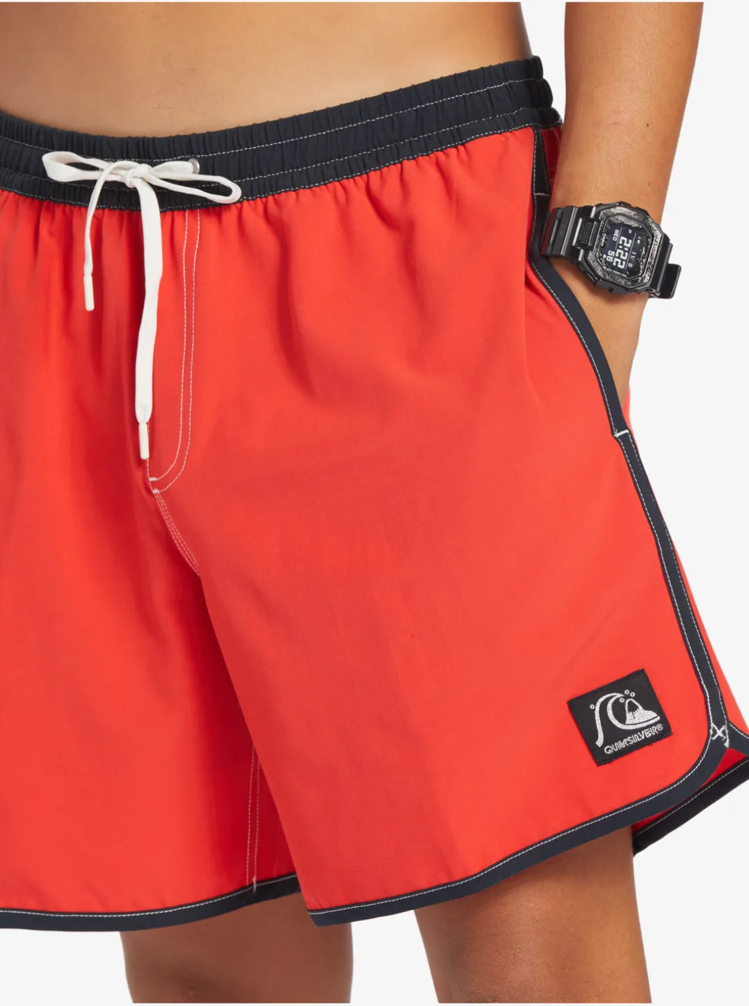 Mens Quiksilver Elastic Waist|Original Scallop 17" Volleys