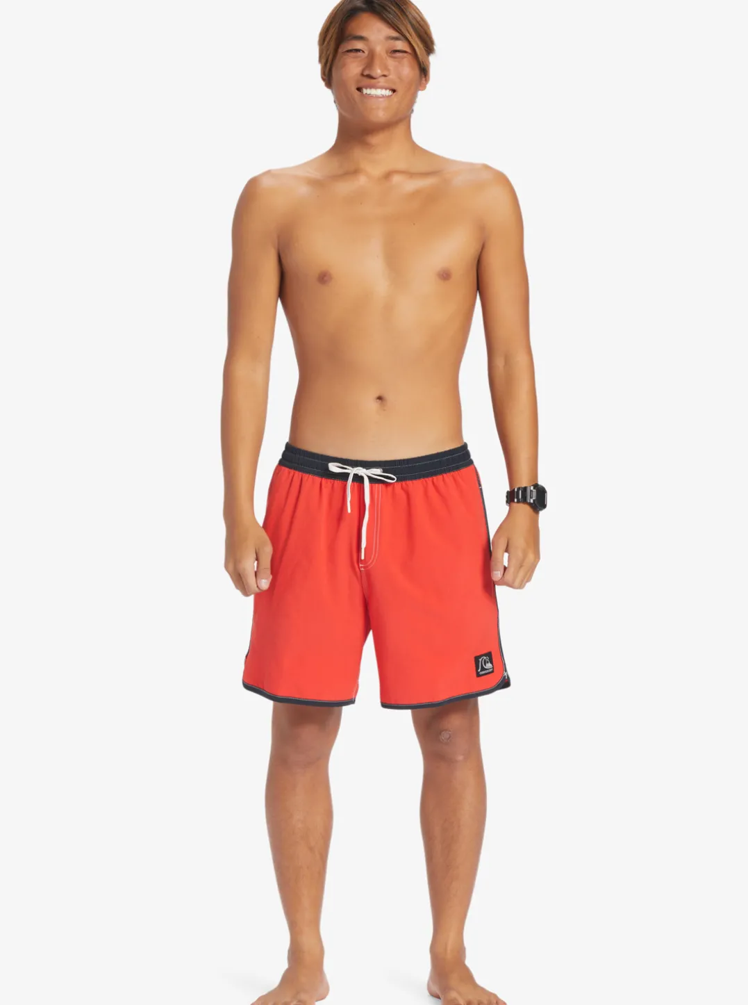 Mens Quiksilver Elastic Waist|Original Scallop 17" Volleys