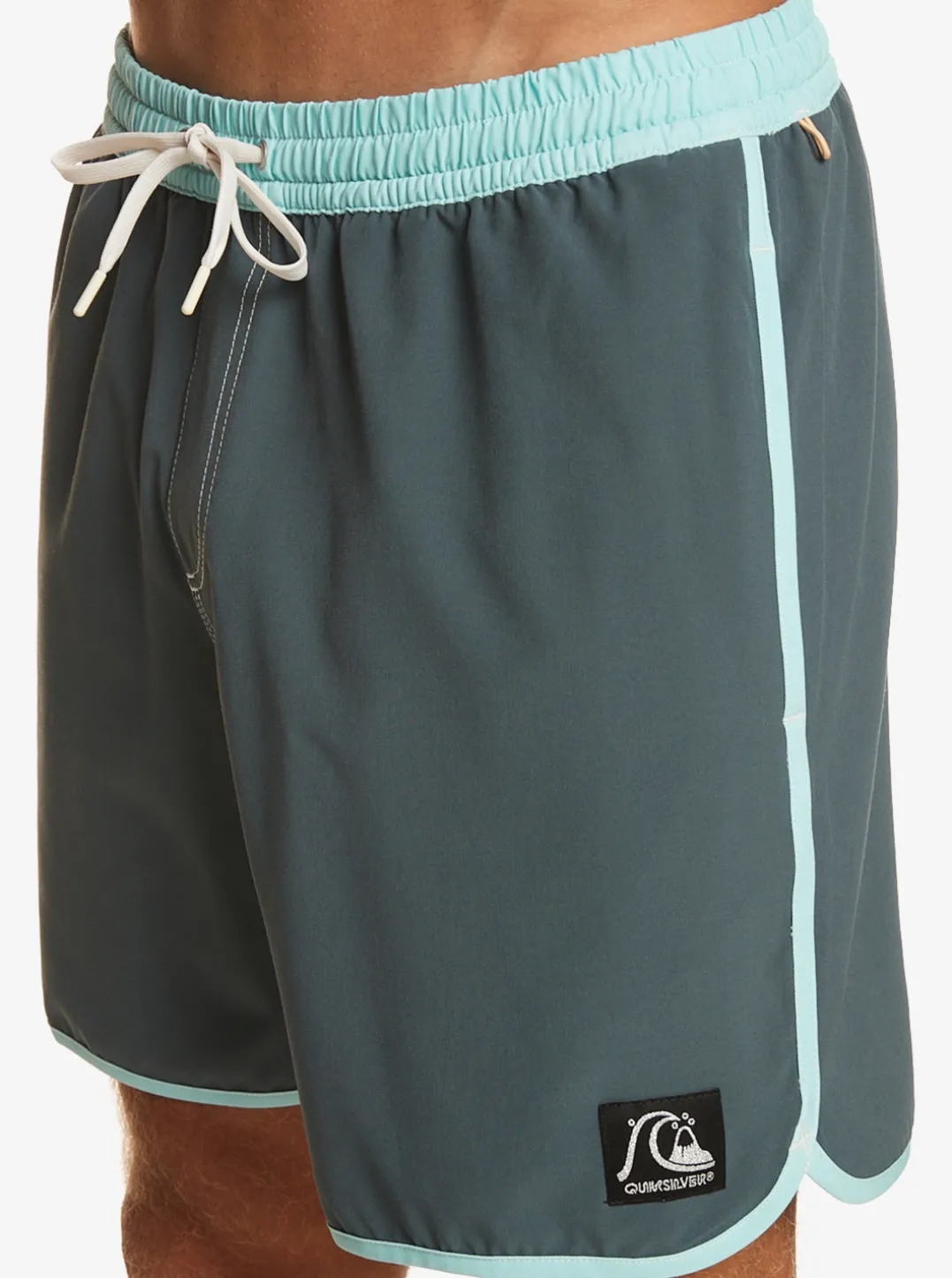 Mens Quiksilver Elastic Waist|Original Scallop 17" Volleys