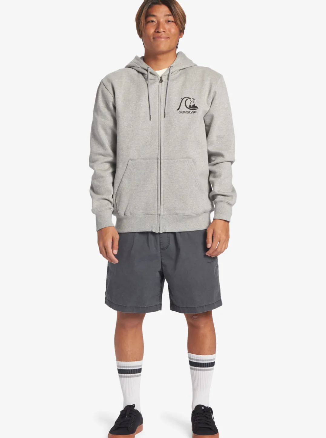 Mens Quiksilver Shirts & Polos|Original Zip-Up Sweatshirt