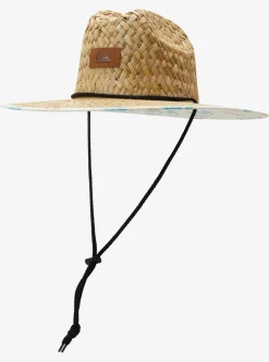 Mens Quiksilver Hats|Outsider Straw Lifeguard Hat