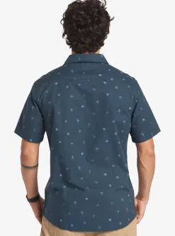 Mens Quiksilver Shirts & Polos|Pacific Stripe Short Sleeve Woven Shirt