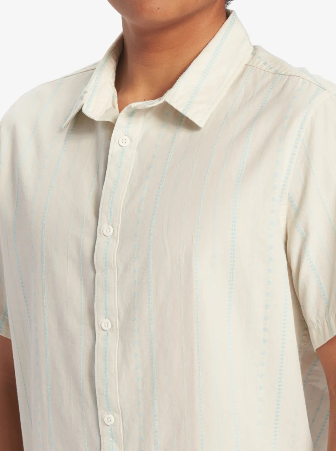 Mens Quiksilver Shirts & Polos|Pacific Stripe Short Sleeve Woven Shirt