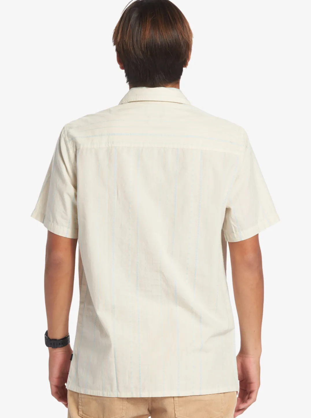 Mens Quiksilver Shirts & Polos|Pacific Stripe Short Sleeve Woven Shirt