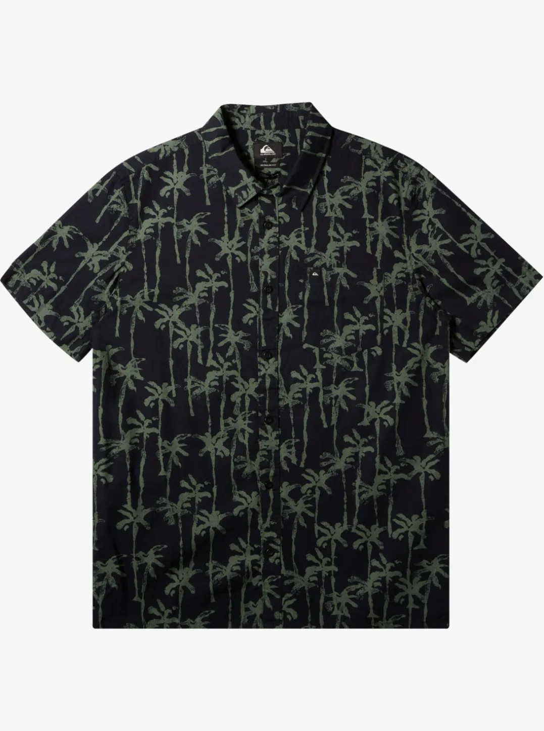 Mens Quiksilver Shirts & Polos|Painted Palm Short Sleeve Shirt