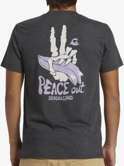 Mens Quiksilver Tees|Peace Out T-Shirt