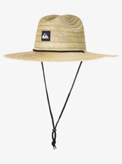 Mens Quiksilver Hats|Pierside Straw Lifeguard Hat