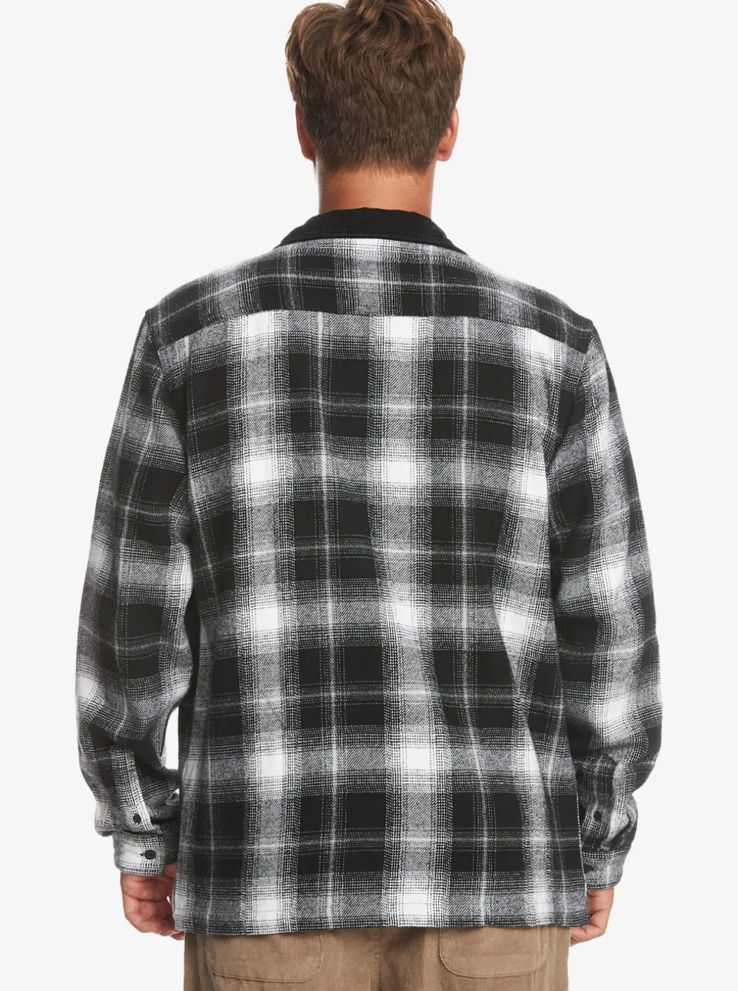 Mens Quiksilver Shirts & Polos|Quarrywood Flannel Long Sleeve Overshirt