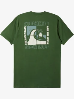 Mens Quiksilver Tees|Quik Blocks T-Shirt