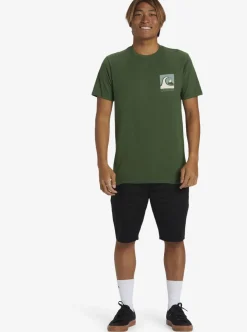 Mens Quiksilver Tees|Quik Blocks T-Shirt