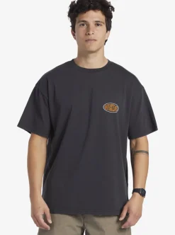 Mens Quiksilver Tees|Real Surfin T-Shirt