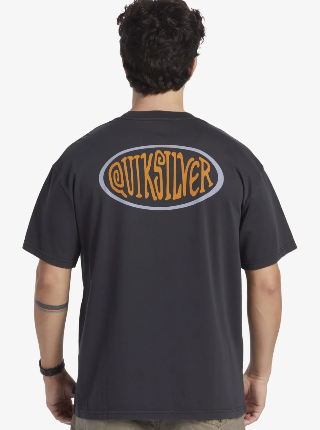 Mens Quiksilver Tees|Real Surfin T-Shirt