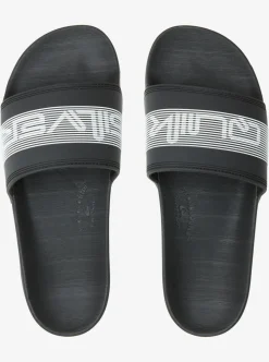 Mens Quiksilver Sandals|Rivi Wordmark Slides
