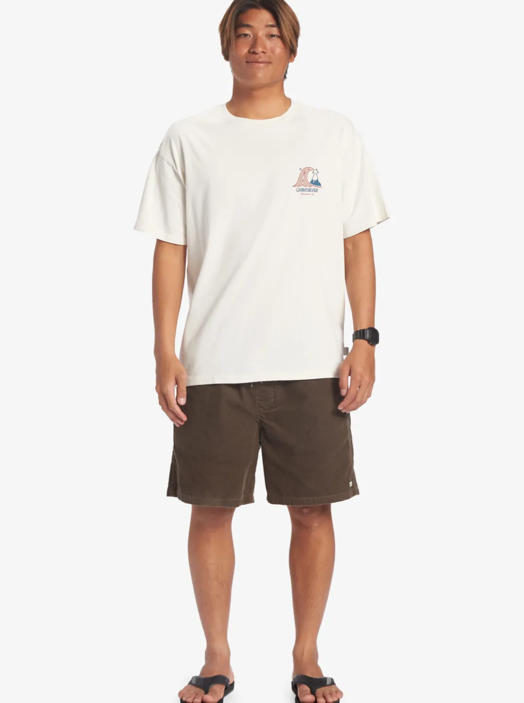 Mens Quiksilver Tees|Roadways Mnd T-Shirt