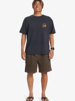 Mens Quiksilver Tees|Roadways Mnd T-Shirt