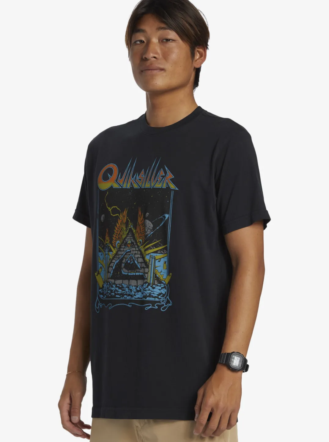 Mens Quiksilver Tees|Rockin T-Shirt