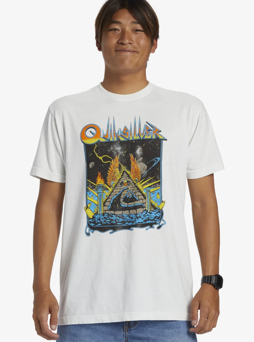 Mens Quiksilver Tees|Rockin T-Shirt
