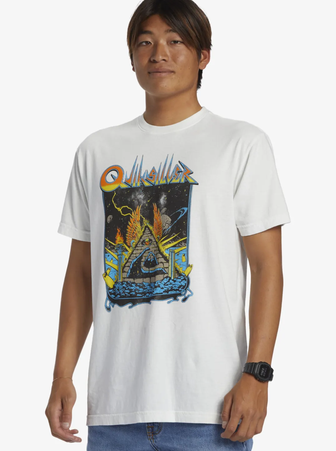 Mens Quiksilver Tees|Rockin T-Shirt