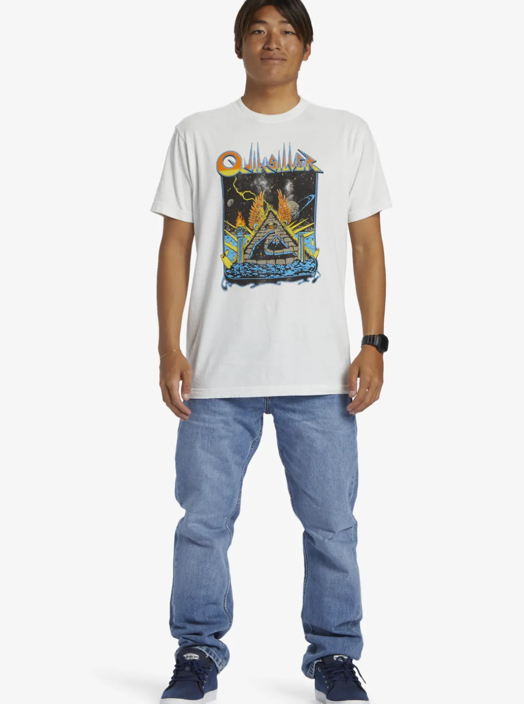Mens Quiksilver Tees|Rockin T-Shirt