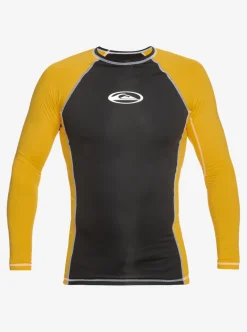 Mens Quiksilver Rashguards|Saturn Protection Long Sleeve Upf 50 Rashguard For Men