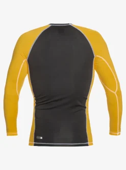 Mens Quiksilver Rashguards|Saturn Protection Long Sleeve Upf 50 Rashguard For Men