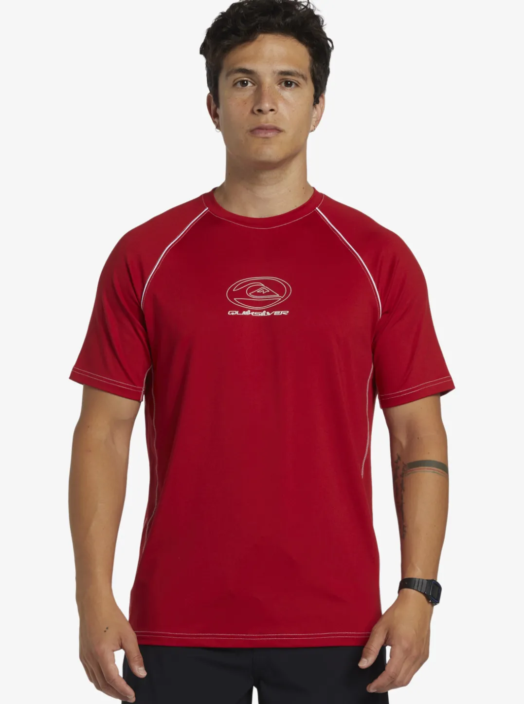 Mens Quiksilver Rashguards|Saturn Surf Tee Short Sleeve Surf Tee