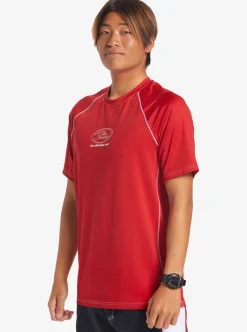 Mens Quiksilver Rashguards|Saturn Surf Tee Short Sleeve Surf Tee