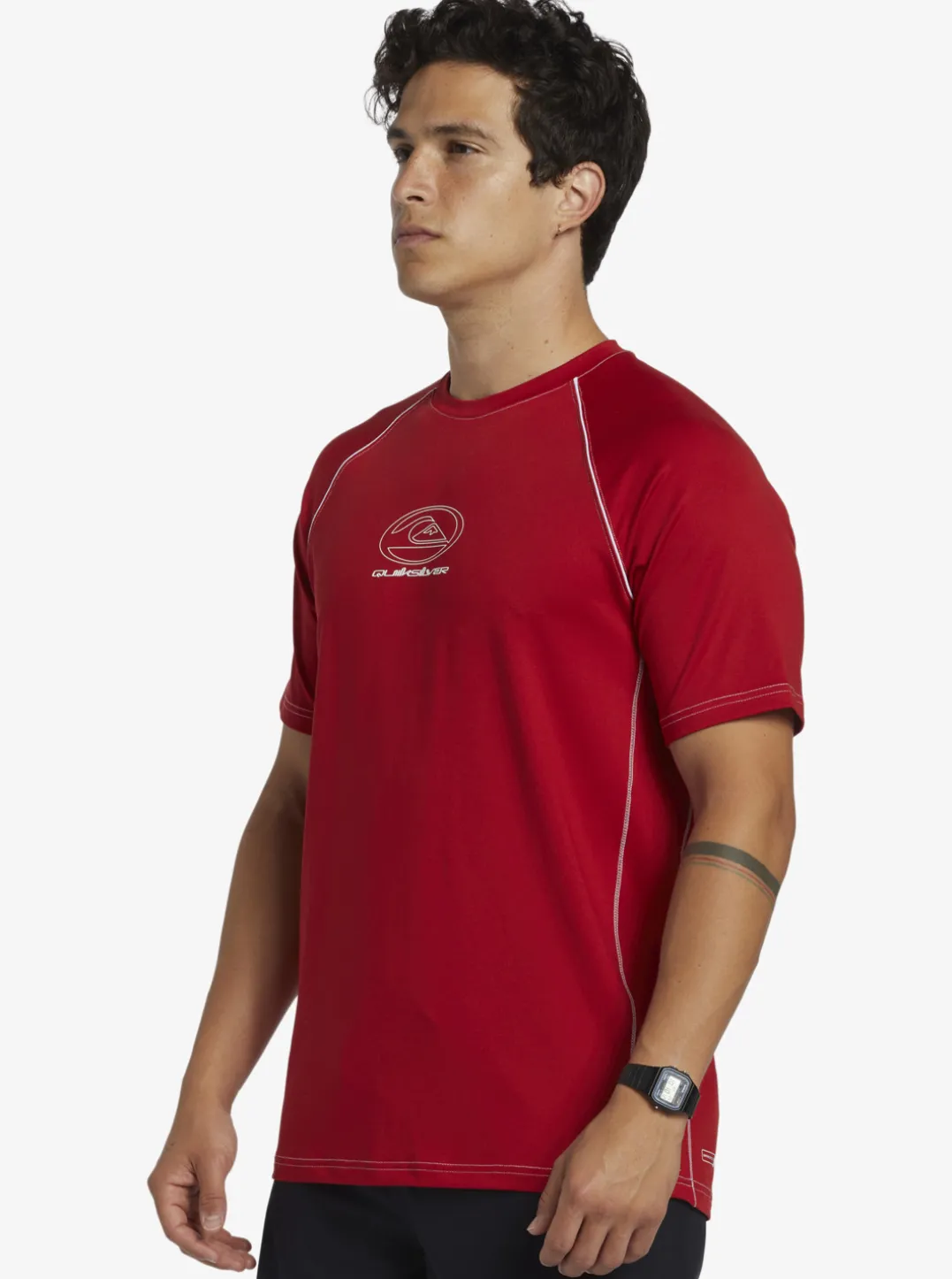 Mens Quiksilver Rashguards|Saturn Surf Tee Short Sleeve Surf Tee