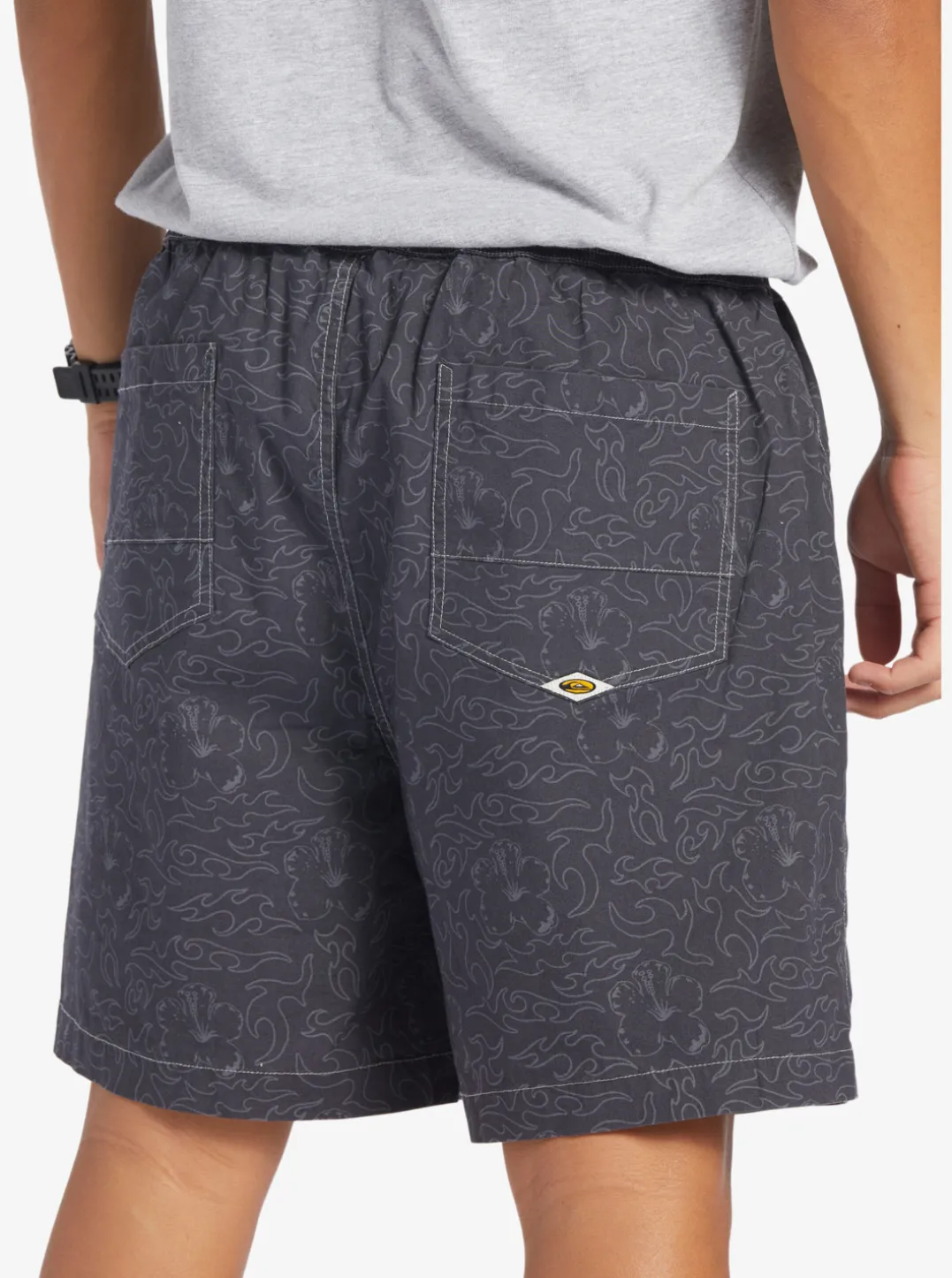 Mens Quiksilver Shorts & Amphibians|Saturn Taxer 18" Elastic Shorts