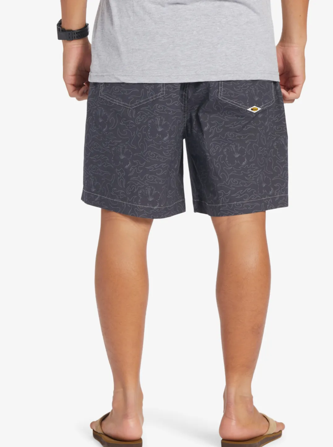Mens Quiksilver Shorts & Amphibians|Saturn Taxer 18" Elastic Shorts