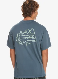 Mens Quiksilver Tees|Silver Lining T-Shirt