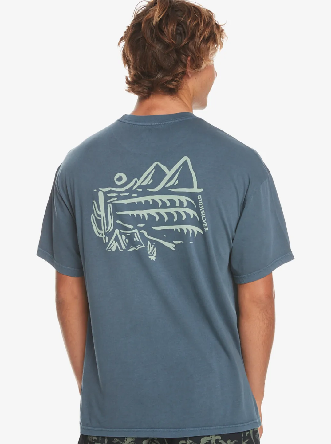 Mens Quiksilver Tees|Silver Lining T-Shirt