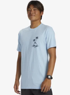 Mens Quiksilver Tees|Skull Island T-Shirt