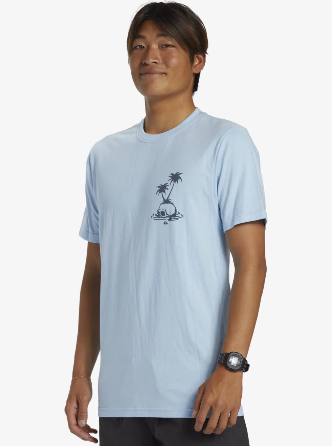 Mens Quiksilver Tees|Skull Island T-Shirt