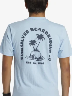 Mens Quiksilver Tees|Skull Island T-Shirt