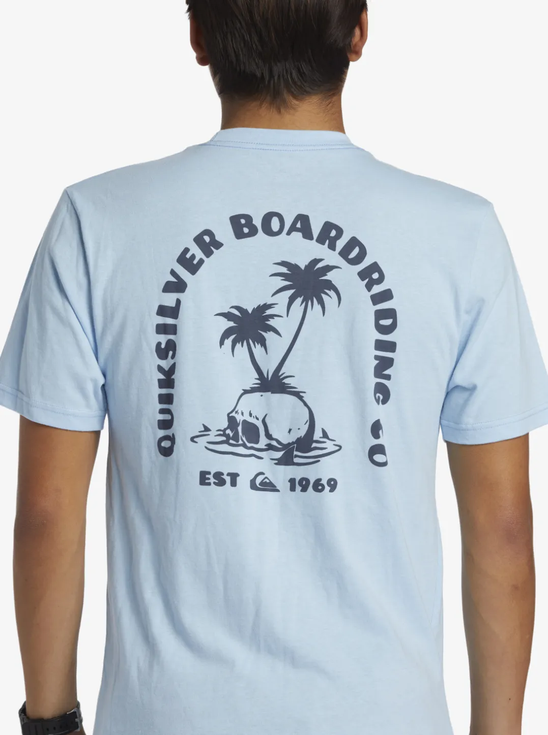 Mens Quiksilver Tees|Skull Island T-Shirt