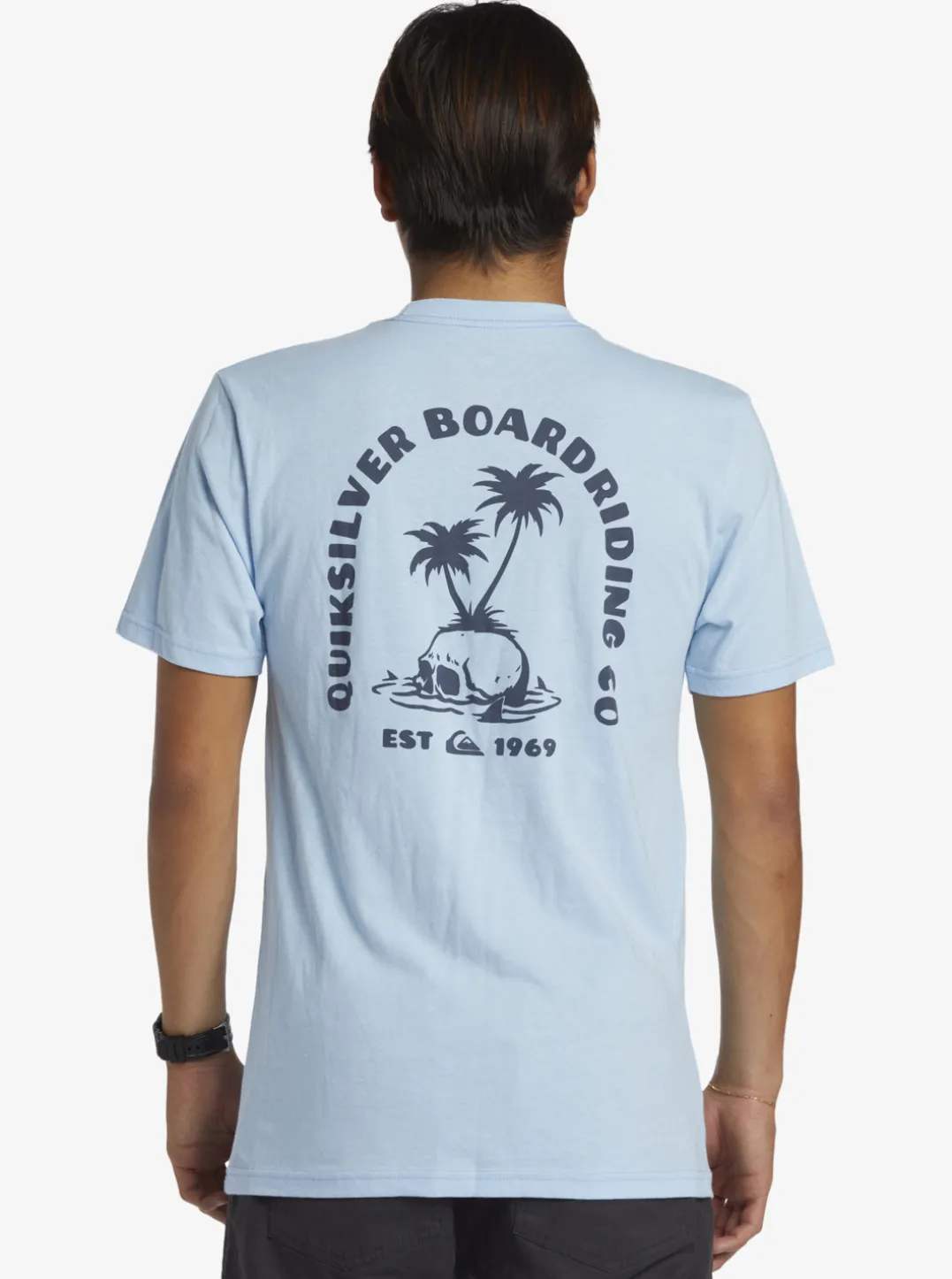 Mens Quiksilver Tees|Skull Island T-Shirt