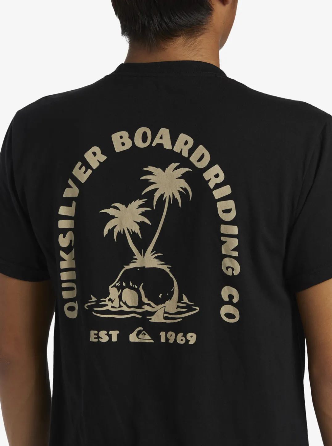 Mens Quiksilver Tees|Skull Island T-Shirt