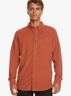 Mens Quiksilver Shirts & Polos|Smoke Trail Long Sleeve Shirt