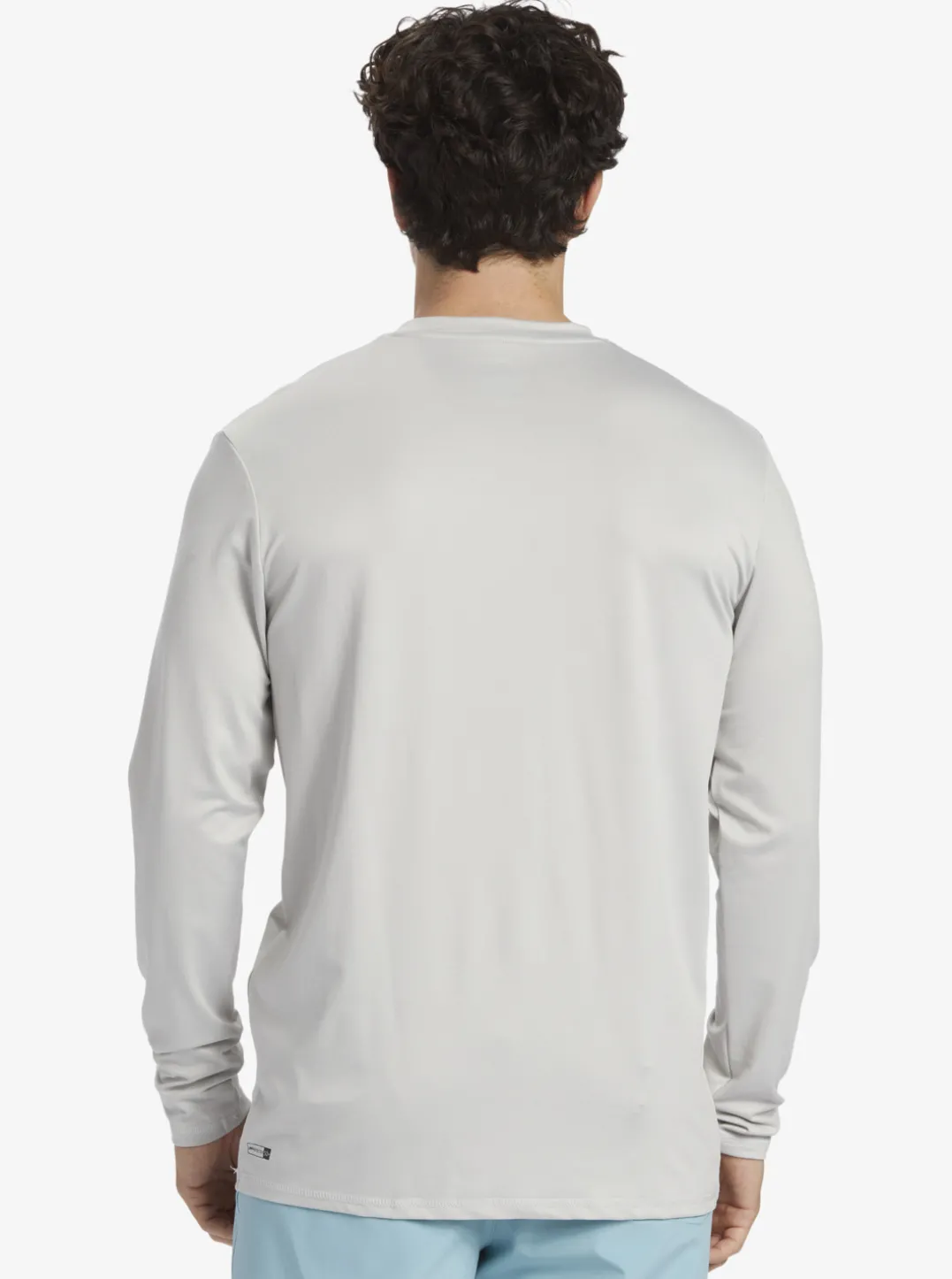 Mens Quiksilver Rashguards|Solid Streak Long Sleeve Upf 50 Surf Tee