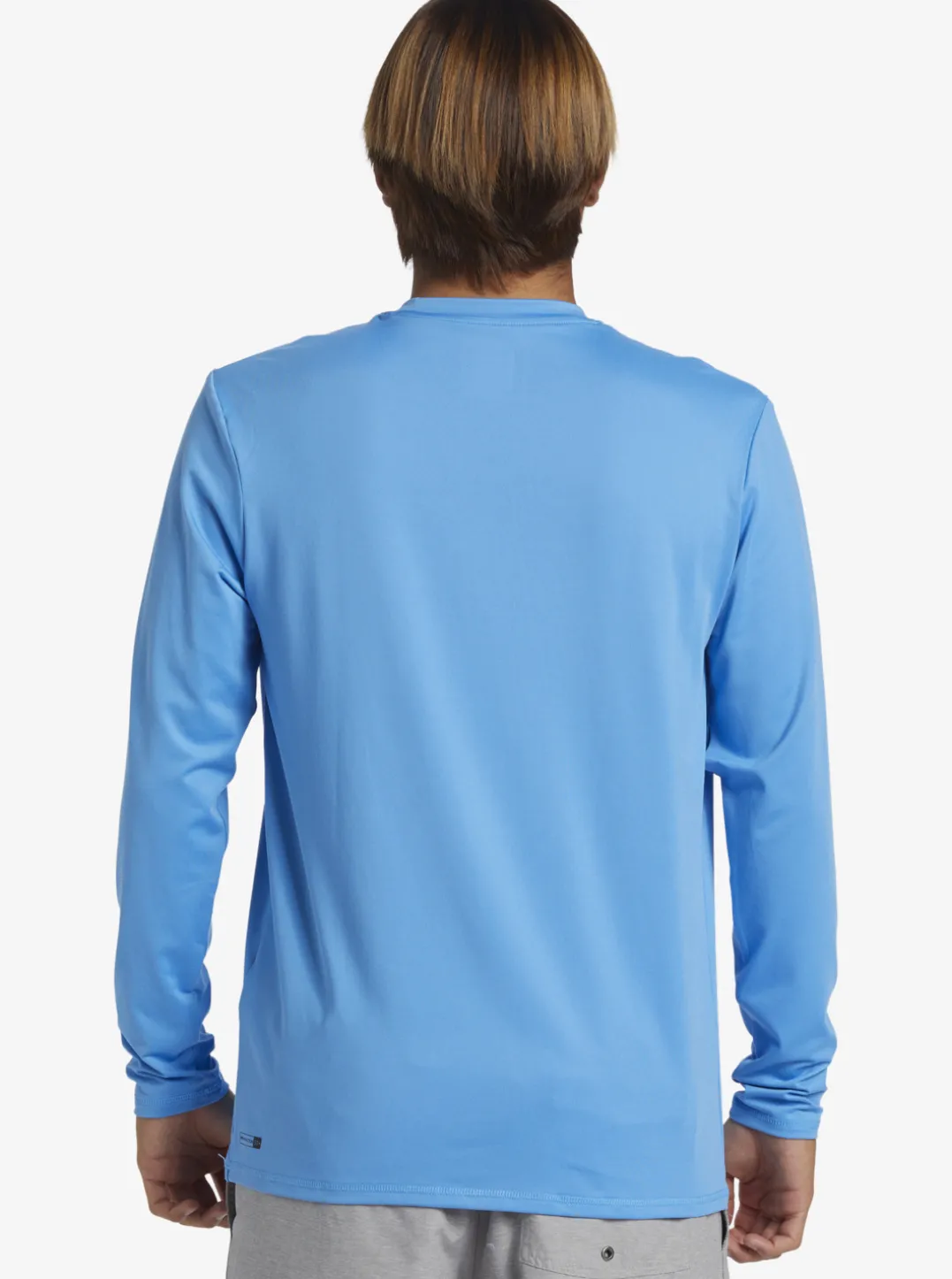 Mens Quiksilver Rashguards|Solid Streak Long Sleeve Upf 50 Surf Tee