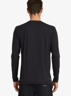 Mens Quiksilver Rashguards|Solid Streak Long Sleeve Upf 50 Surf T-Shirt