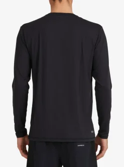 Mens Quiksilver Rashguards|Solid Streak Long Sleeve Upf 50 Surf T-Shirt