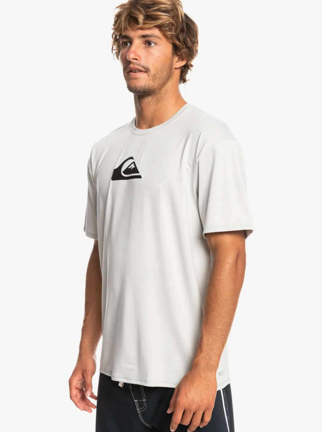 Mens Quiksilver Rashguards|Solid Streak Short Sleeve Upf 50 Surf Tee