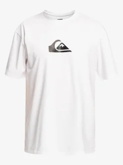 Mens Quiksilver Rashguards|Solid Streak Short Sleeve Upf 50 Surf Tee