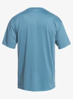 Mens Quiksilver Rashguards|Solid Streak Short Sleeve Upf 50 Surf Tee