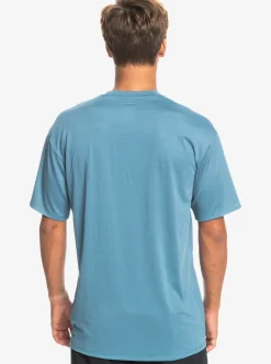 Mens Quiksilver Rashguards|Solid Streak Short Sleeve Upf 50 Surf Tee