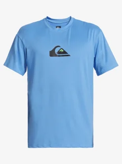 Mens Quiksilver Rashguards|Solid Streak Short Sleeve Upf 50 Surf Tee