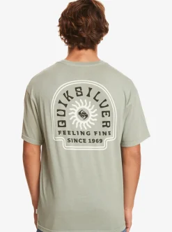Mens Quiksilver Tees|State Of Mind T-Shirt